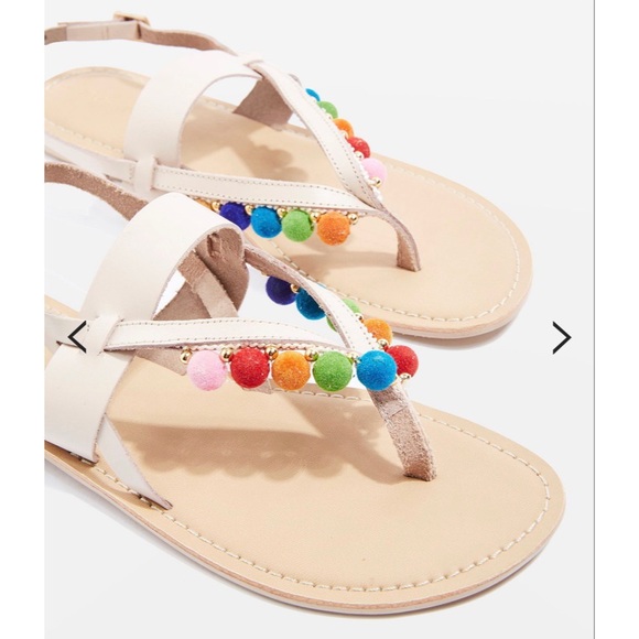 Top Shop Hippie Pom Pom Sandal - Picture 2 of 6